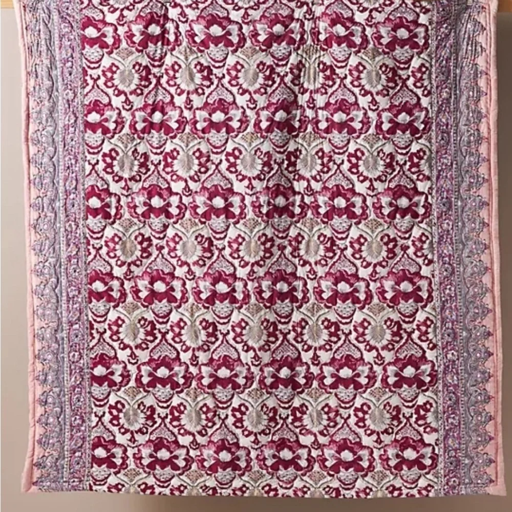 Anthropologie  Zadie Artisan King Quilt NWT